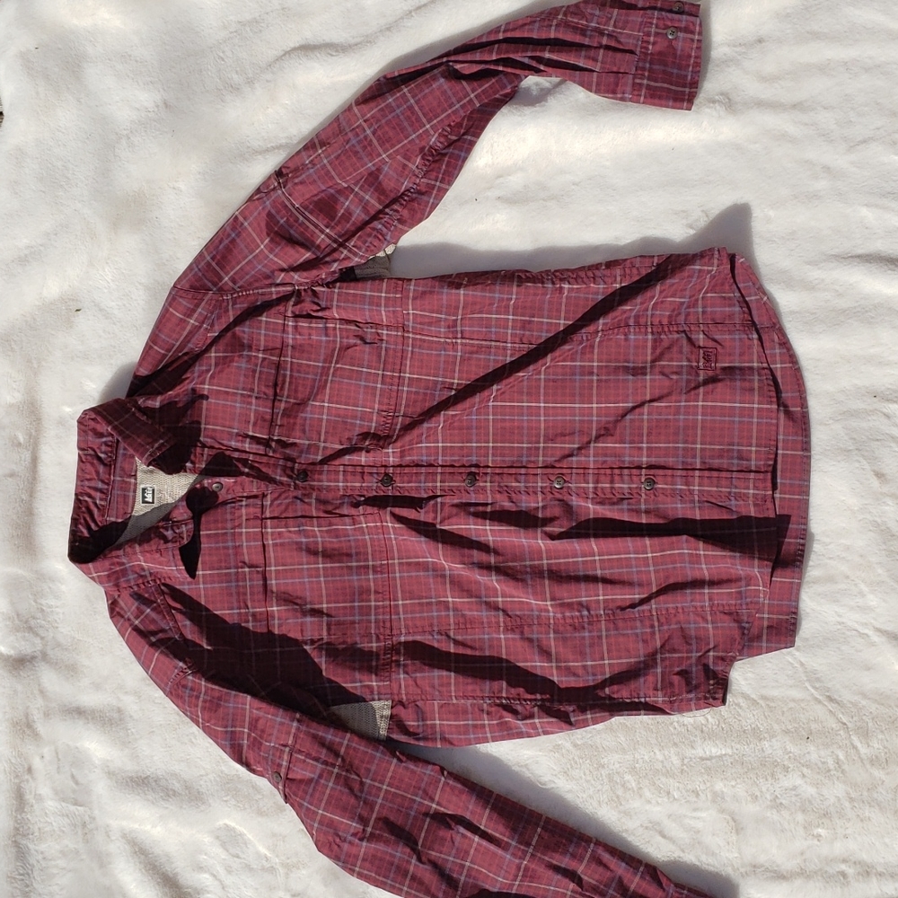 REI Sahara Tech Plaid Shirt